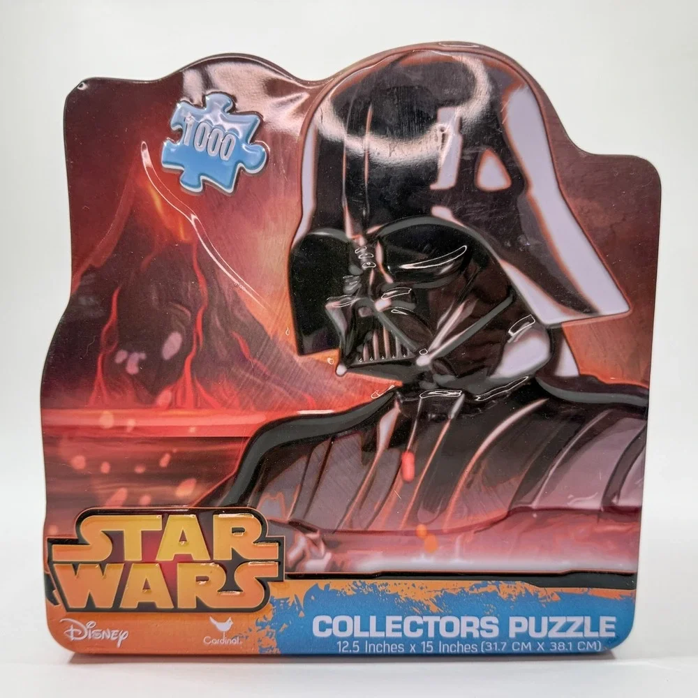 Star Wars Darth Vader Collectors Puzzle 1000 Piece Tin Cardinal Disney Complete